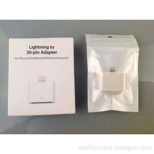 Winfos Lightning to 30-Pin Adapter for iPhone5 iPad Mini (WC002)
